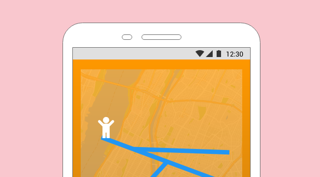 Free Wireframe Template for Navigation Screen