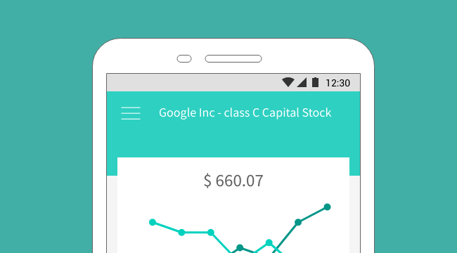 Free Wireframe Template for Stock Market App