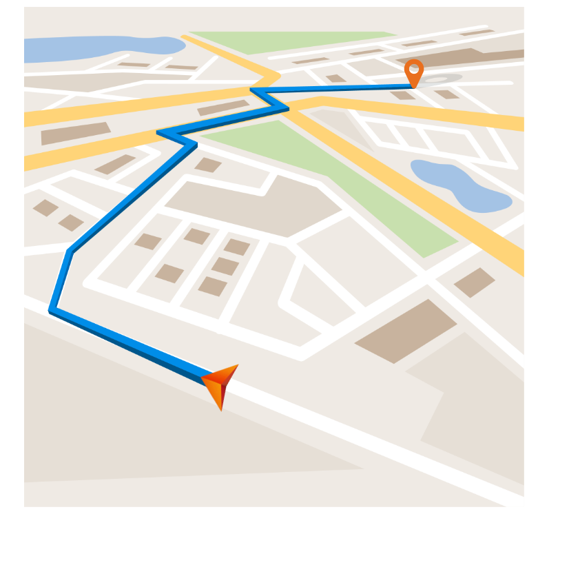 Map View Wireframe Free Wireframe Template for AR - Map view